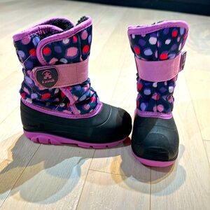 Kamik snow boots size 8 toddler